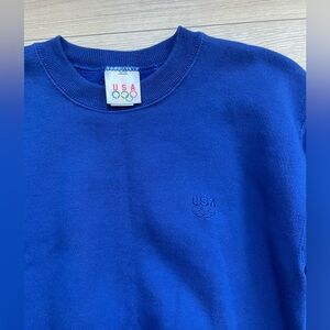 Blue Crewneck USA Olympic Sweatshirt